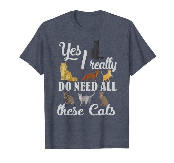yes i really do need all these cats shirt, White;black