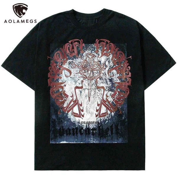 men's polos aolamegs men's t-shirt gothic style punk impression short sleeves summer t-shirts oversize fashion rock hipster high s, White;black
men's polos aolamegs men's t-shirt gothic style punk impression short sleeves summer t-shirts oversize fashion rock hipster high s, White;black