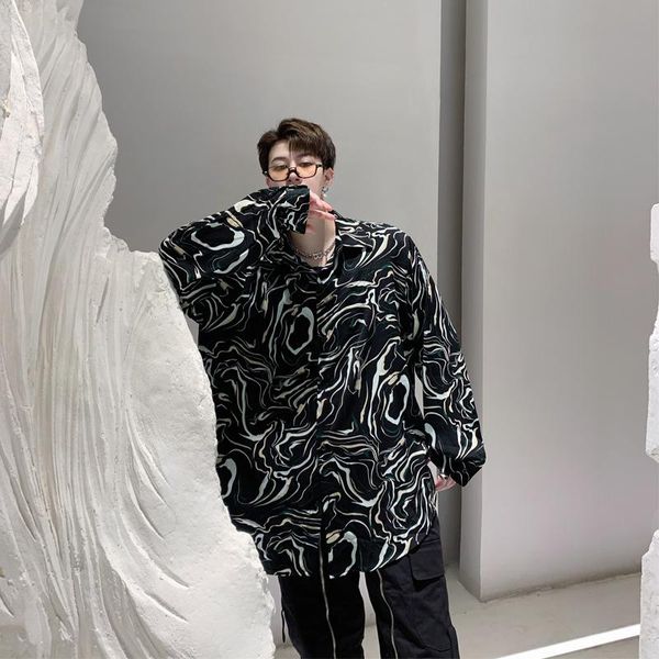 men's casual shirts long-sleeve shirt spring and autumn retro color stripe graffiti print design fashion loose large size, White;black
men's casual shirts long-sleeve shirt spring and autumn retro color stripe graffiti print design fashion loose large size, White;black