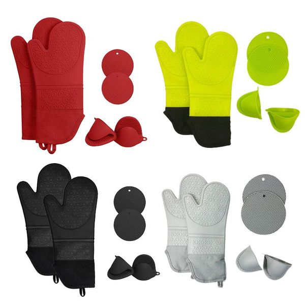 oven mitts 1 pair heat resistant silicone miwith 2 trivets & pinch mitts-for cooking,with soft inner lining
oven mitts 1 pair heat resistant silicone miwith 2 trivets & pinch mitts-for cooking,with soft inner lining