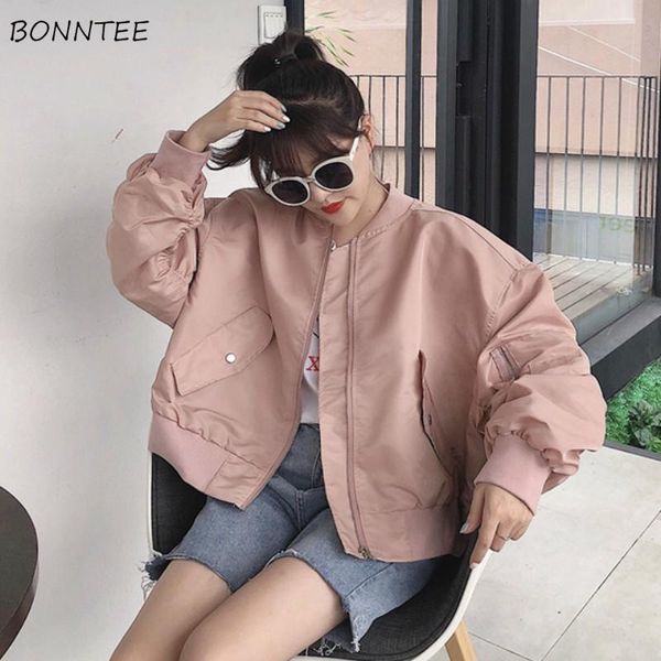women's jackets jacket women solid zipper stand all match womens and coats korean long sleeve clothes females harajuku simple, Black;brown
women's jackets jacket women solid zipper stand all match womens and coats korean long sleeve clothes females harajuku simple, Black;brown