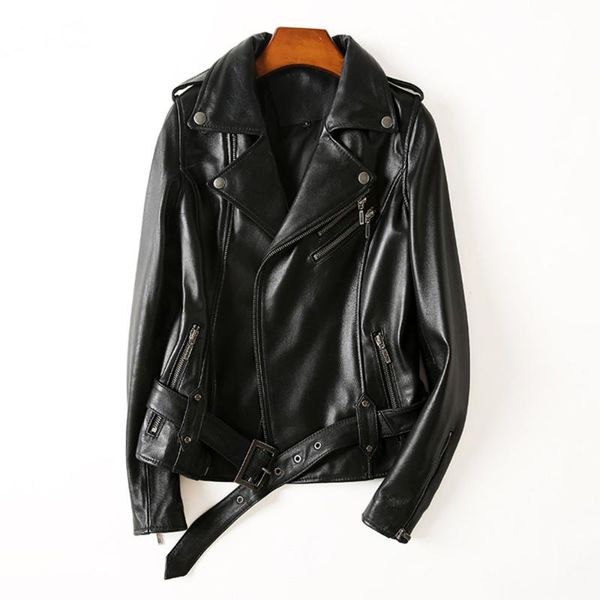women's leather & faux korean motorcycle jacket women real sheepskin black coat slim genuine jackets with long sleeve spring 2021
women's leather & faux korean motorcycle jacket women real sheepskin black coat slim genuine jackets with long sleeve spring 2021