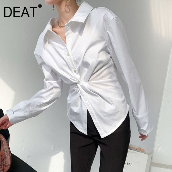 women white single breasted chiffon blouse turn-down collar long sleeve slim fit shirt fashion tide summer 7e0837 210421
women white single breasted chiffon blouse turn-down collar long sleeve slim fit shirt fashion tide summer 7e0837 210421