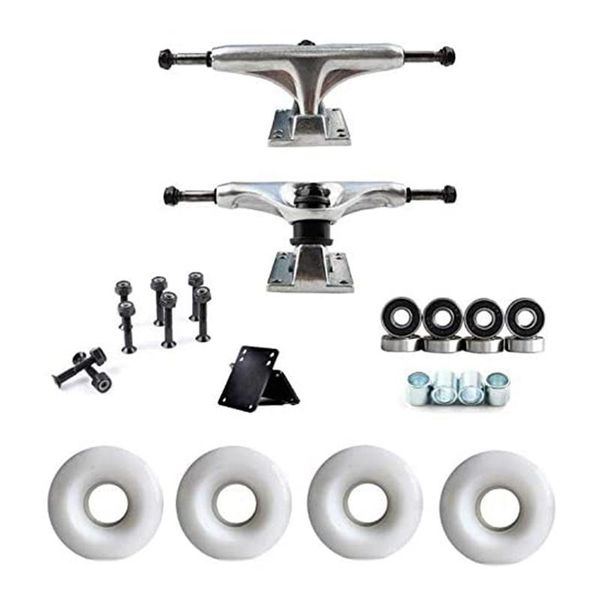 -5inch skateboard trucks with 52mm wheels abec bearings combo set,skateboard wheels,skateboard bearings,hardware skateboarding
-5inch skateboard trucks with 52mm wheels abec bearings combo set,skateboard wheels,skateboard bearings,hardware skateboarding