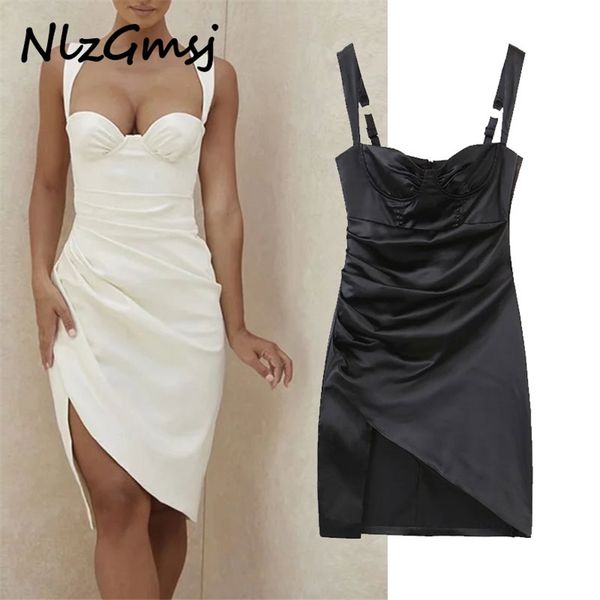 dres sleeveless like silk vintage side ruched split midi es fashion tank vestidos 04 210628, Black;gray
dres sleeveless like silk vintage side ruched split midi es fashion tank vestidos 04 210628, Black;gray