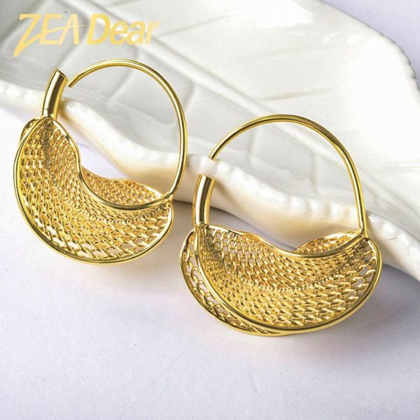 hoop & huggie zeadear jewelry copper earrings gold planted large light style classic for women lady trendy daily wear, Golden;silver
hoop & huggie zeadear jewelry copper earrings gold planted large light style classic for women lady trendy daily wear, Golden;silver