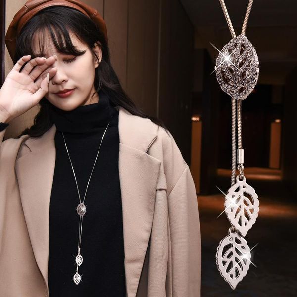 pendant necklaces creative exquisite boho hollow leaf fashion design sense long adjustable size sweater chain, Silver
pendant necklaces creative exquisite boho hollow leaf fashion design sense long adjustable size sweater chain, Silver