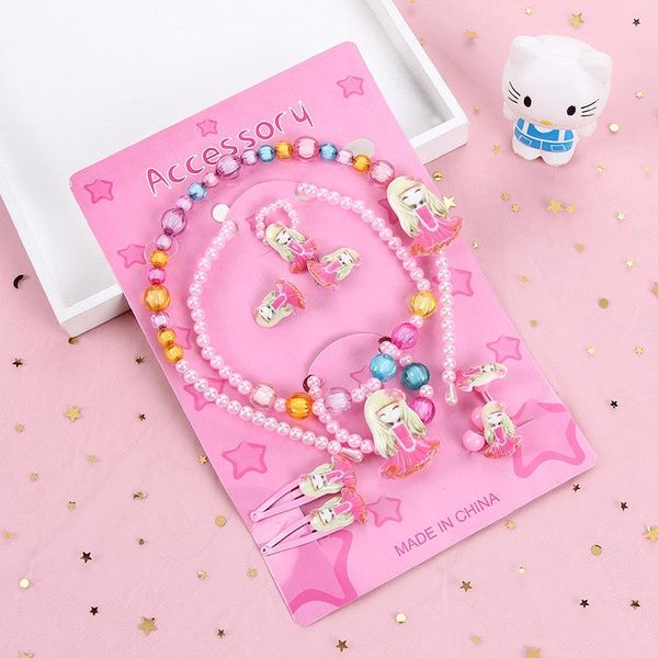 hair accessories 10pcs children's jewelry set(necklace,rings,bracelet etc)plastic pearl cartoon for girl gift, Slivery;white
hair accessories 10pcs children's jewelry set(necklace,rings,bracelet etc)plastic pearl cartoon for girl gift, Slivery;white