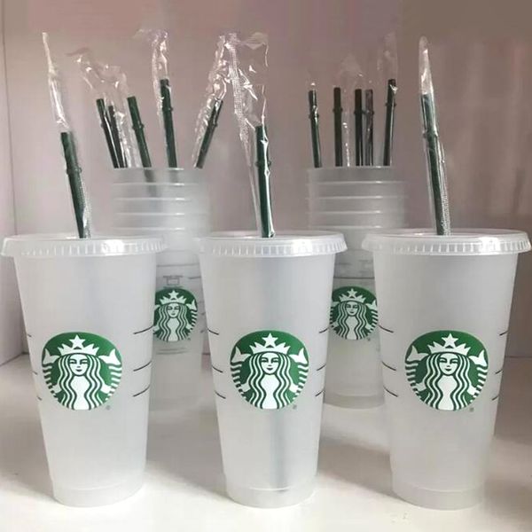 dhl starbucks mug 24oz/710ml plastic tumbler reusable clear drinking flat bottom cup pillar shape lid straw mugs bardian uv machine printing
dhl starbucks mug 24oz/710ml plastic tumbler reusable clear drinking flat bottom cup pillar shape lid straw mugs bardian uv machine printing
