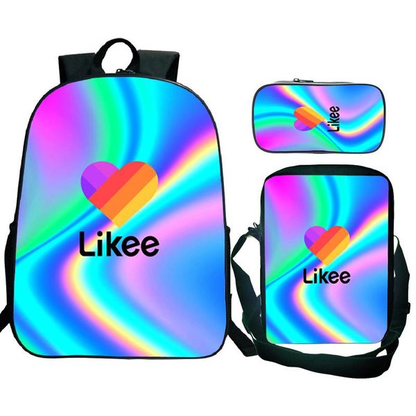 backpack likee app 3 pcs/set mochila feminina hip hop 2021 arrival boys girls school bags for teenage causal bag
backpack likee app 3 pcs/set mochila feminina hip hop 2021 arrival boys girls school bags for teenage causal bag