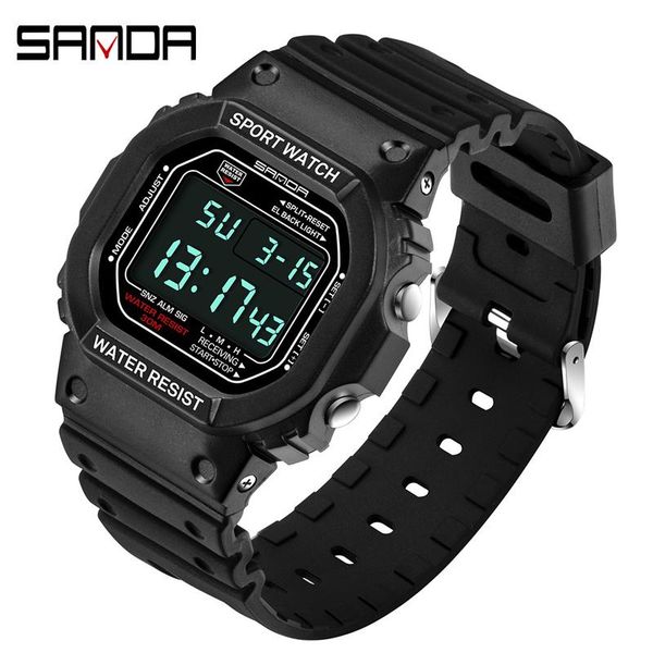 wristwatches sanda men's watches brand digital sports watch men luxury waterproof led electronic military wristwatch man relojes hombre, Slivery;brown
wristwatches sanda men's watches brand digital sports watch men luxury waterproof led electronic military wristwatch man relojes hombre, Slivery;brown