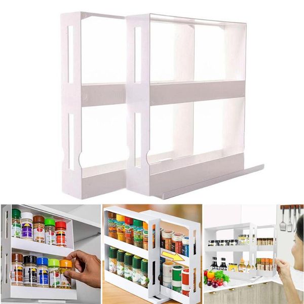 kitchen spice organizer rack storage shelf slide multifunction rotating cabinet bottle holder & organization
kitchen spice organizer rack storage shelf slide multifunction rotating cabinet bottle holder & organization