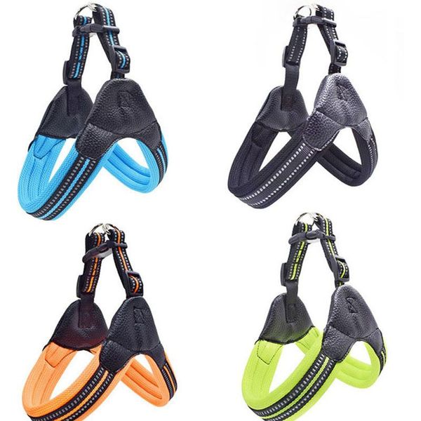 dog collars & leashes no pull leather harness for pitbull nylon reflective small medium large dogs pet quick control
dog collars & leashes no pull leather harness for pitbull nylon reflective small medium large dogs pet quick control