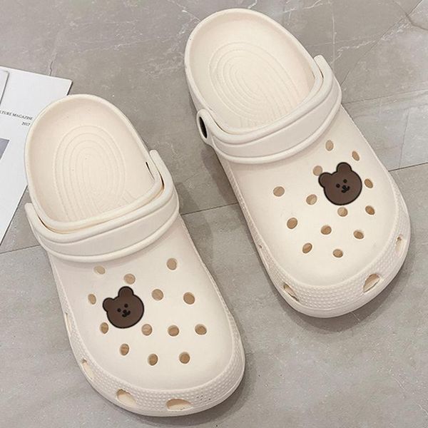 hole shoes female 2021 cute non-slip girl heart baotou beach sandals and slippers, Black
hole shoes female 2021 cute non-slip girl heart baotou beach sandals and slippers, Black