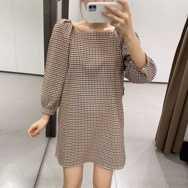 dresses fall style casual street fashion plaid mini dress w085 4552, Black;gray
dresses fall style casual street fashion plaid mini dress w085 4552, Black;gray
