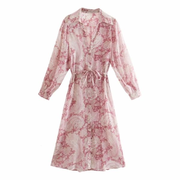 summer women paisley printing chiffon pink midi shirt dress female nine quarter sleeve clothes casual lady loose vestido d7589 210430, Black;gray
summer women paisley printing chiffon pink midi shirt dress female nine quarter sleeve clothes casual lady loose vestido d7589 210430, Black;gray