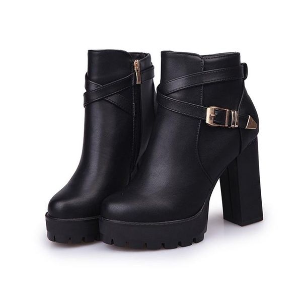 boots women ankle ladies high heels autumn woman pumps platform female shoes fashion short zipper pu leather, Black
boots women ankle ladies high heels autumn woman pumps platform female shoes fashion short zipper pu leather, Black