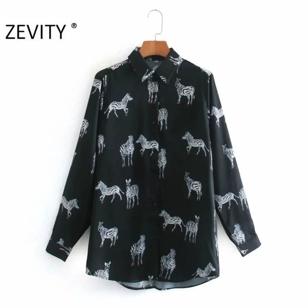 women vintage zebra print casual smock blouse office lady turn down collar animal shirt chic feniminas blusas ls7309 210420, White
women vintage zebra print casual smock blouse office lady turn down collar animal shirt chic feniminas blusas ls7309 210420, White