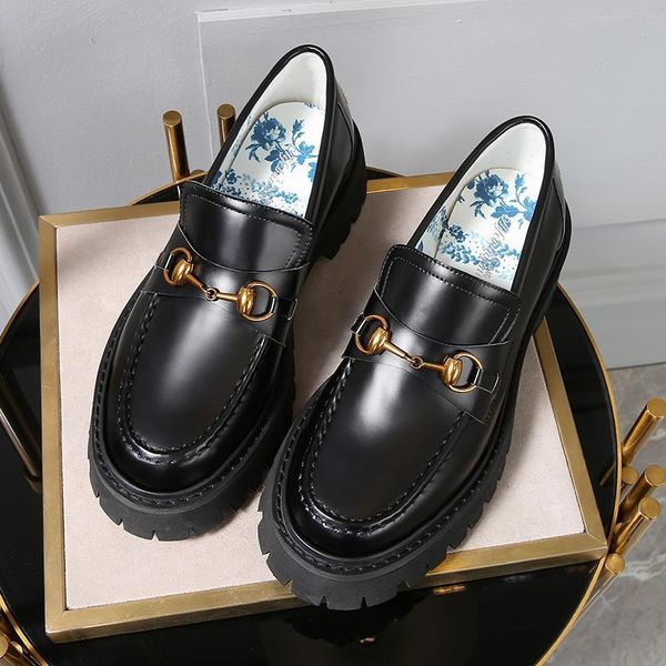 dress shoes women loafters round toe soft thick bottom casual pump spring autumn british style black pu leather loafers fknj
dress shoes women loafters round toe soft thick bottom casual pump spring autumn british style black pu leather loafers fknj