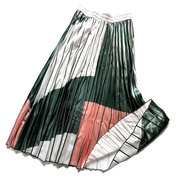 -coming summer contrast color splice pleated skirt women skirts high street style a-line mid-calf fashion skirts qh1999 210518, Black
-coming summer contrast color splice pleated skirt women skirts high street style a-line mid-calf fashion skirts qh1999 210518, Black