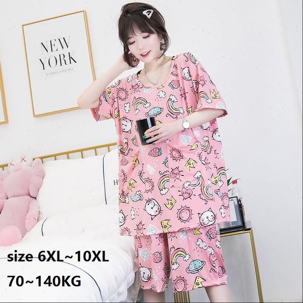 summer pajamas set womens sleepwears plus size 8xl 10xl100kg 140kg pyjamas pijama mujer short pants homewear, Black;red
summer pajamas set womens sleepwears plus size 8xl 10xl100kg 140kg pyjamas pijama mujer short pants homewear, Black;red