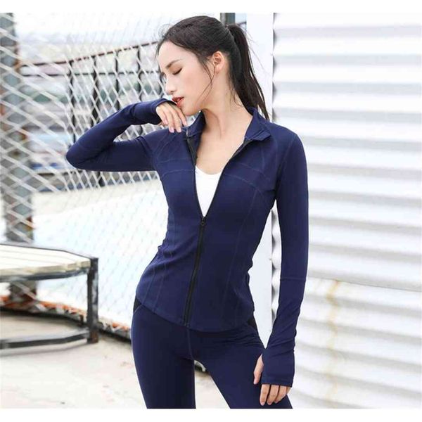 2021 thin yoga workout clothes sports women's fall winter training running long sleeve stand collar jacket cardigan zipper jacket, Black;brown
2021 thin yoga workout clothes sports women's fall winter training running long sleeve stand collar jacket cardigan zipper jacket, Black;brown