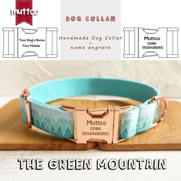 dog collars & leashes muttco custom made collar retailing fresh style engraved pet name the green mountain print 5 sizes udc015m
dog collars & leashes muttco custom made collar retailing fresh style engraved pet name the green mountain print 5 sizes udc015m