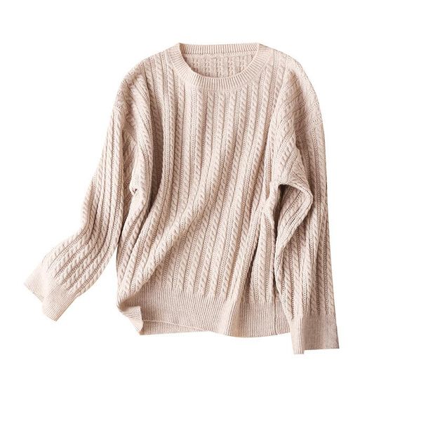 retro 7093 autumn woman lazy style round neck solid pullover knitted sweater women with long sleeve women's sweaters, White;black
retro 7093 autumn woman lazy style round neck solid pullover knitted sweater women with long sleeve women's sweaters, White;black