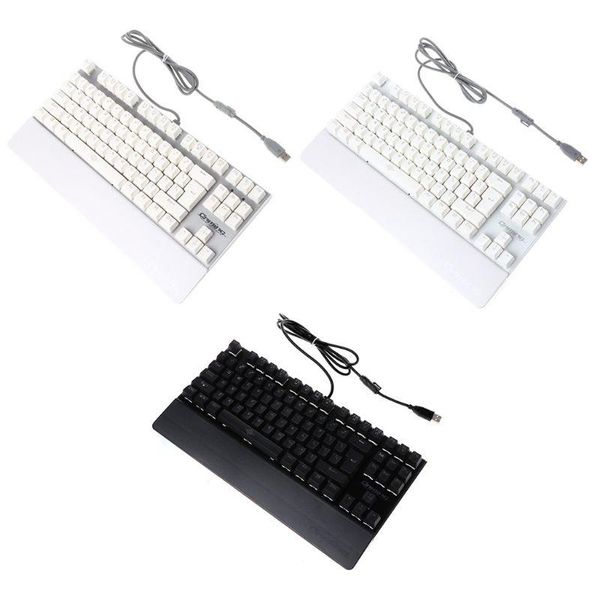 keyboards y8ac mechanical keyboard usb wired colorful led backlight 87 keys anti-ghosting gaming accessories
keyboards y8ac mechanical keyboard usb wired colorful led backlight 87 keys anti-ghosting gaming accessories