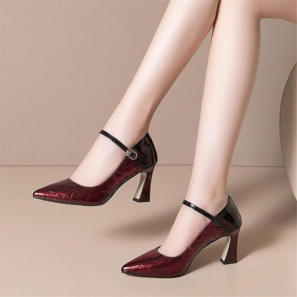 dress shoes pxelena plus size 34-43 genuine leather pumps women 2021 autumn spring ankle strap high heel office lady mixed color, Black
dress shoes pxelena plus size 34-43 genuine leather pumps women 2021 autumn spring ankle strap high heel office lady mixed color, Black
