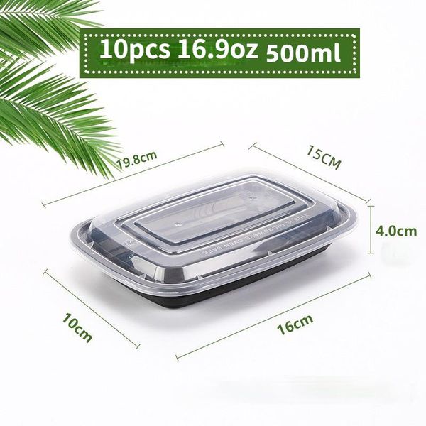 10pcs 16.9oz grade pp american thickened disposable lunch box 500ml takeaway packaged black and white convex lid take out containers
10pcs 16.9oz grade pp american thickened disposable lunch box 500ml takeaway packaged black and white convex lid take out containers