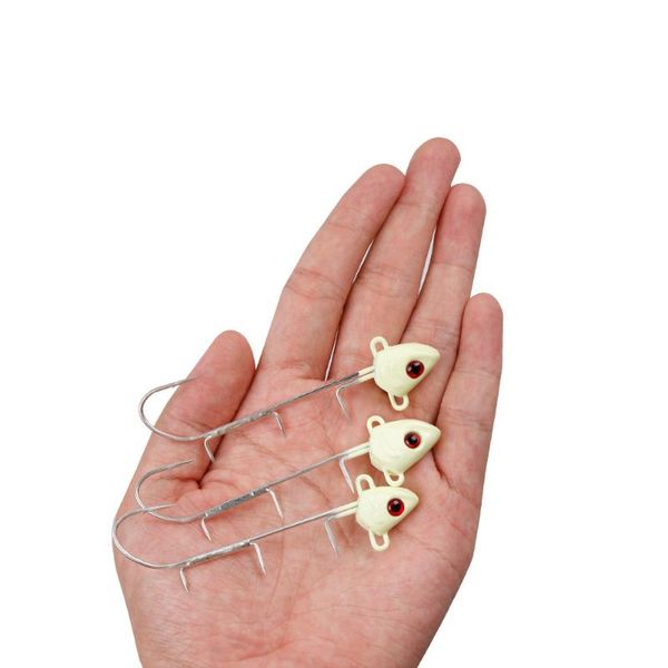 1pcs 9cm fishing hook 15g 18.75g 22.5g jig head for soft shad lure strong jigging bait lead tackle hooks
1pcs 9cm fishing hook 15g 18.75g 22.5g jig head for soft shad lure strong jigging bait lead tackle hooks