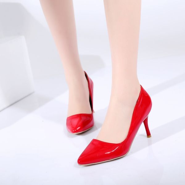 shoe asumer 6 colors plus size 34-46 fashion women high heels fine white pink, Black
shoe asumer 6 colors plus size 34-46 fashion women high heels fine white pink, Black