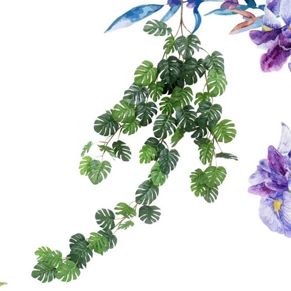1pc simulation rattan artificial small monstera leaves wall hanging vine leaf garland plants decoration home decor ac decorative flowers & w
1pc simulation rattan artificial small monstera leaves wall hanging vine leaf garland plants decoration home decor ac decorative flowers & w