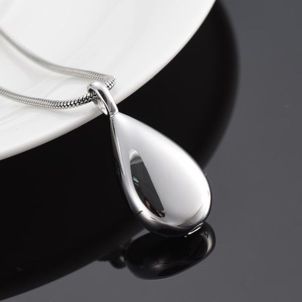 pendant necklaces lkj9945 wholesale price steel tone teardrop memorial urns cremation necklace with snake chain ashes casket for pet/ human, Silver
pendant necklaces lkj9945 wholesale price steel tone teardrop memorial urns cremation necklace with snake chain ashes casket for pet/ human, Silver