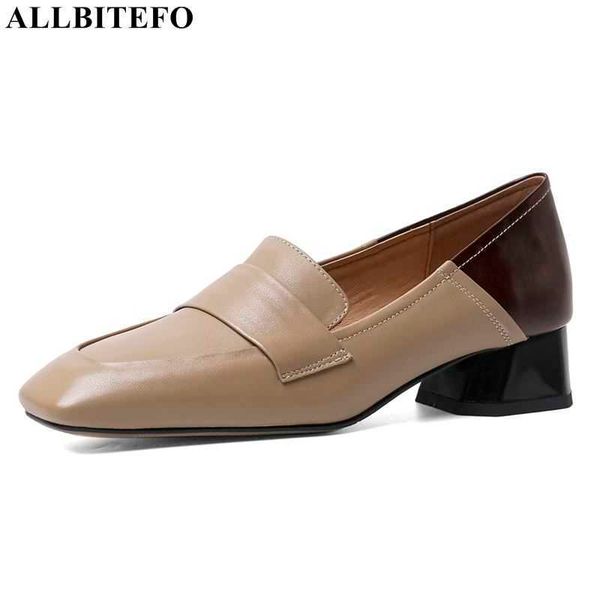 allbitefo square toe genuine leather thick heels office ladies shoes brand high heels party women shoes autumn lefu shoes 210611, Black
allbitefo square toe genuine leather thick heels office ladies shoes brand high heels party women shoes autumn lefu shoes 210611, Black