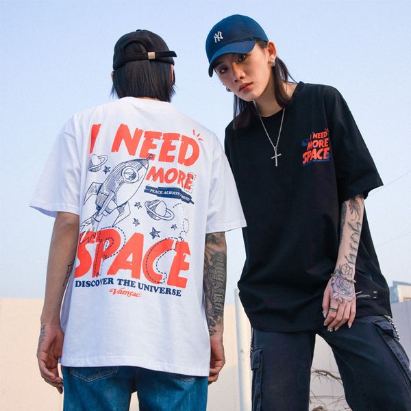 vavmtac2021 new street style graffiti in spring and summer with color contrast letters printed fashion brand loose short sleeve t-shirt, White;black
vavmtac2021 new street style graffiti in spring and summer with color contrast letters printed fashion brand loose short sleeve t-shirt, White;black
