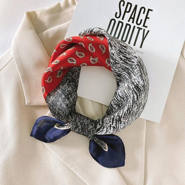 scarves 100% silk scarf women neck hairband elegant floral neckerchief bandana small square female foulard, Blue;gray
scarves 100% silk scarf women neck hairband elegant floral neckerchief bandana small square female foulard, Blue;gray