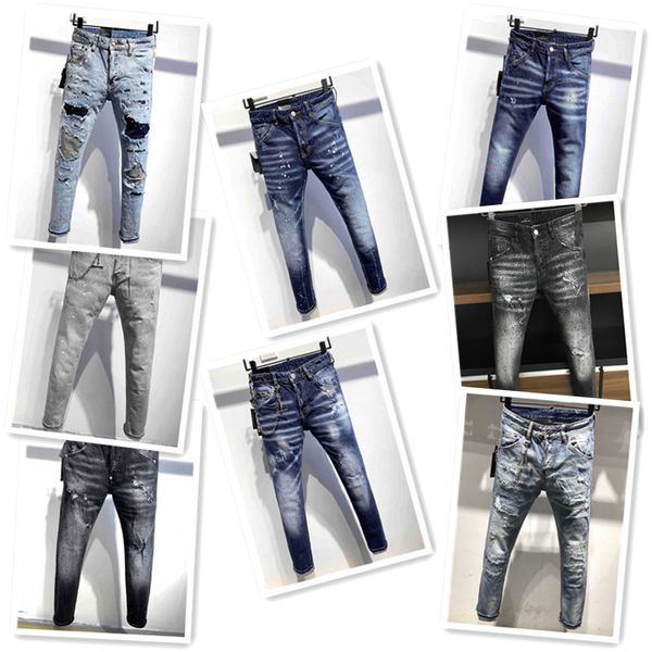 2021 summer classic hole men's jeans holed motorcycle rock tight slim striped fashion pants size 28-30-32-34-36-38 t41, Blue
2021 summer classic hole men's jeans holed motorcycle rock tight slim striped fashion pants size 28-30-32-34-36-38 t41, Blue