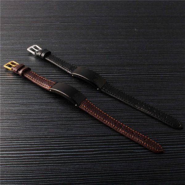 ,bracelet style diy lettering plated black finish bracelet leather stainless steel gift, Golden;silver
,bracelet style diy lettering plated black finish bracelet leather stainless steel gift, Golden;silver