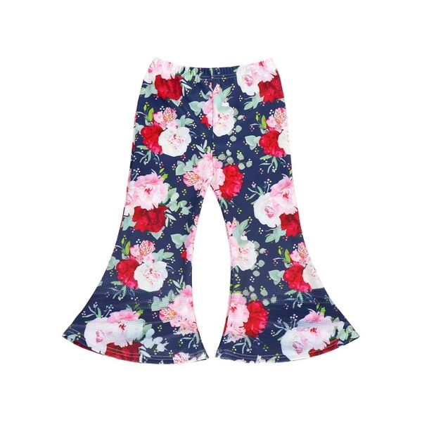 baby color rose twill flared pants, White