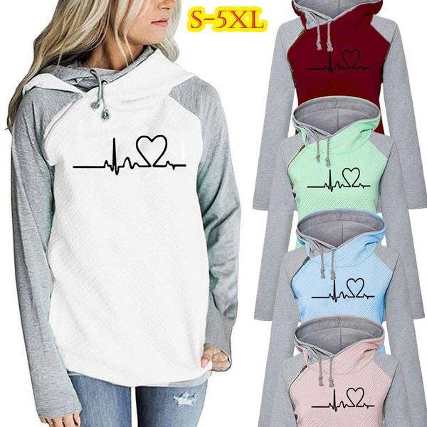 forces in spring and autumn new women's hoodies personality leather brand hit color long-sleeved casual hooded sweater s-5xl, Black
forces in spring and autumn new women's hoodies personality leather brand hit color long-sleeved casual hooded sweater s-5xl, Black