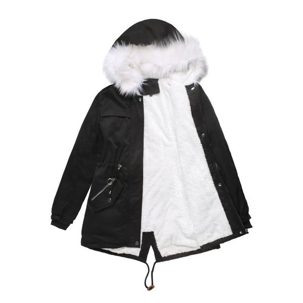 women's jackets winter women fleece jacket 2021 casual thick warm mid-long fur inside hooded parkas female pocket snow coats, Black;brown
women's jackets winter women fleece jacket 2021 casual thick warm mid-long fur inside hooded parkas female pocket snow coats, Black;brown