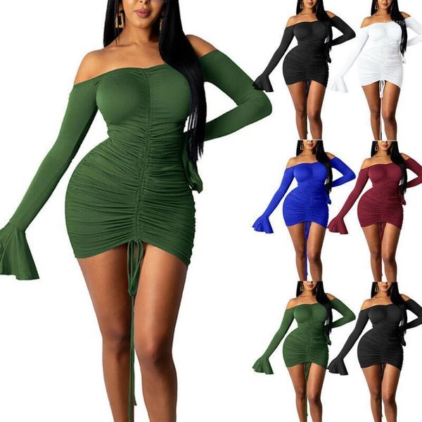 casual dresses womens long sleeve dress skinny bodycon 2021 summer clubwear drawstring solid color fashion female slim, Black;gray
casual dresses womens long sleeve dress skinny bodycon 2021 summer clubwear drawstring solid color fashion female slim, Black;gray