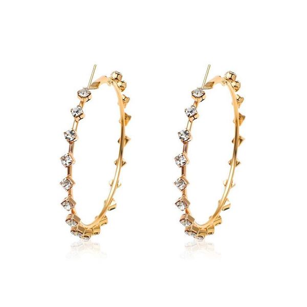 hoop & huggie retro fashion big circle earrings simple inlaid zircon exaggerated women's holiday party jewelry gifts, Golden;silver
hoop & huggie retro fashion big circle earrings simple inlaid zircon exaggerated women's holiday party jewelry gifts, Golden;silver