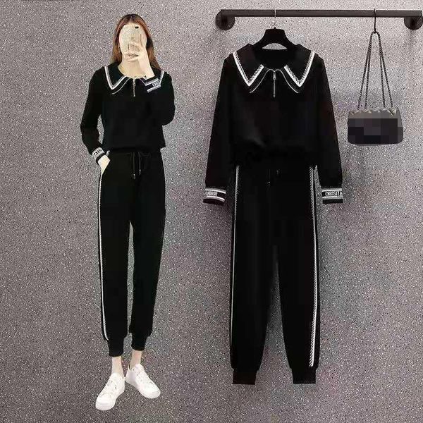women's two piece pants 2 pieces set 2021 spring autumn women solid black shirt casual suit long sleeve streetwear, White
women's two piece pants 2 pieces set 2021 spring autumn women solid black shirt casual suit long sleeve streetwear, White