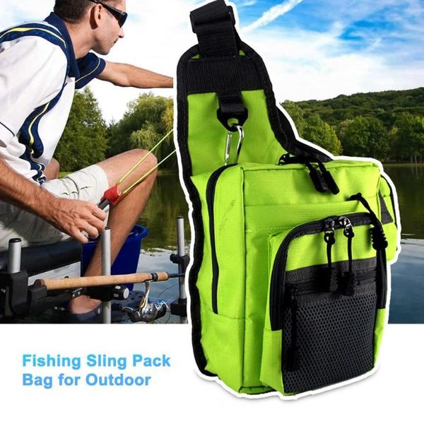 fishing accessories bags multifunctional crossbody bag polyester water  resistant sling pack for outdoor fishingÂ
fishing accessories bags multifunctional crossbody bag polyester water  resistant sling pack for outdoor fishingÂ