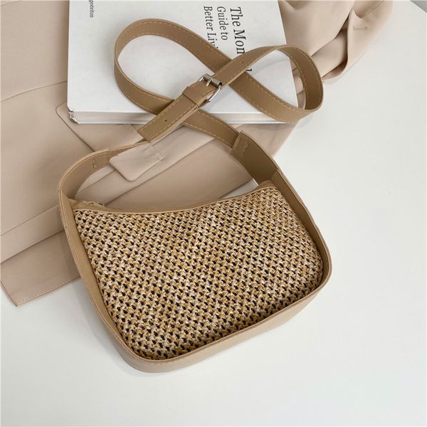 new handbags popular straw woven 2021 autumn winter korean version saddle single shoulder messenger simple women's bag factory direct s
new handbags popular straw woven 2021 autumn winter korean version saddle single shoulder messenger simple women's bag factory direct s