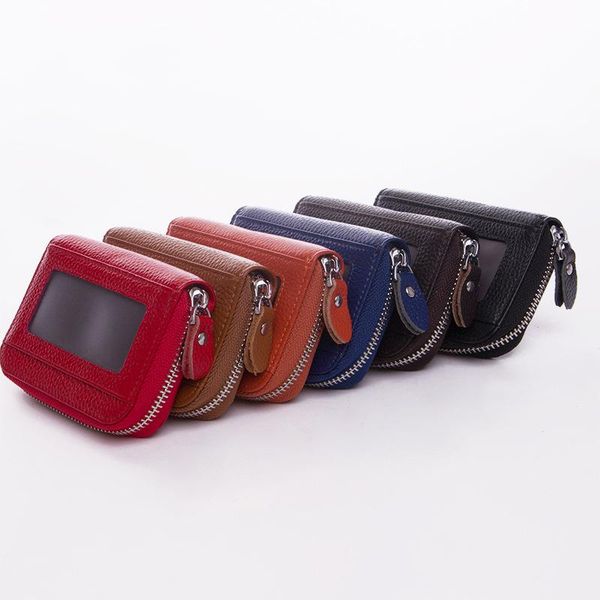 card holders the first layer of leather holder zipper multi-card slot bank coin bag, Brown;gray
card holders the first layer of leather holder zipper multi-card slot bank coin bag, Brown;gray