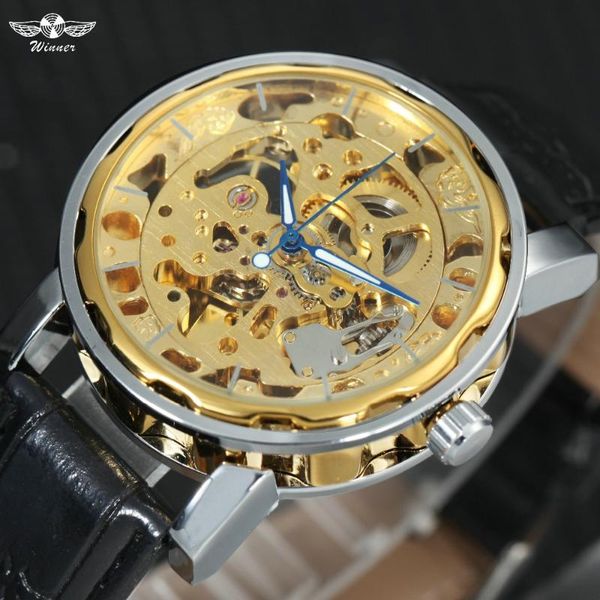 fashion watches for men winner brand automatic mechanical wrist luminous hands transparent case montre homme +gift box wristwatches, Slivery;brown
fashion watches for men winner brand automatic mechanical wrist luminous hands transparent case montre homme +gift box wristwatches, Slivery;brown